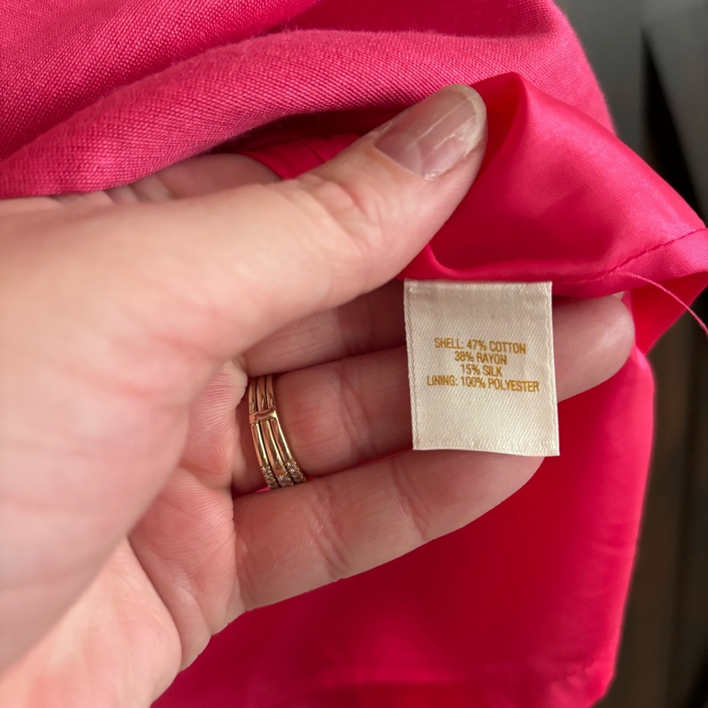 ❗️FINAL❗️Kate Spade Short Sleeve Pink Dress with Gold Accents 8 - Picture 8 of 10
